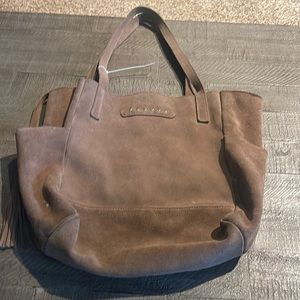 Sundance suede bag Italian leather